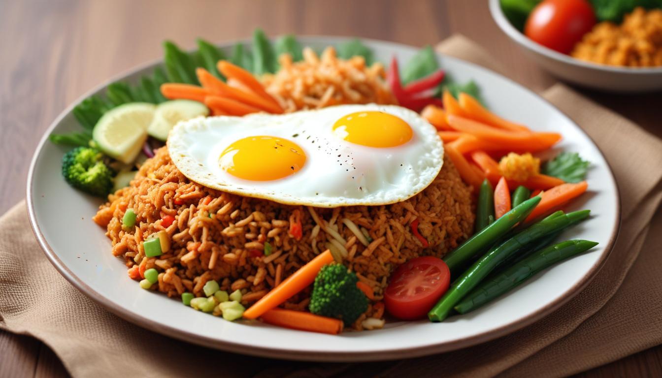 Endonezya'nın Baharatlarla Zenginleştirilmiş Nasi Goreng'i